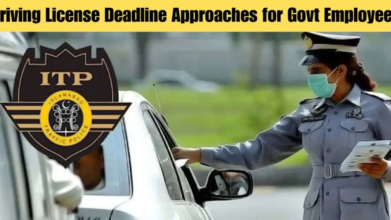 Islamabad Traffic Police Sets Driving License Deadline for Government Employees
