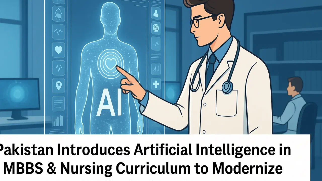 Pakistan Introduces Artificial Intelligence in MBBS & Nursing Curriculum